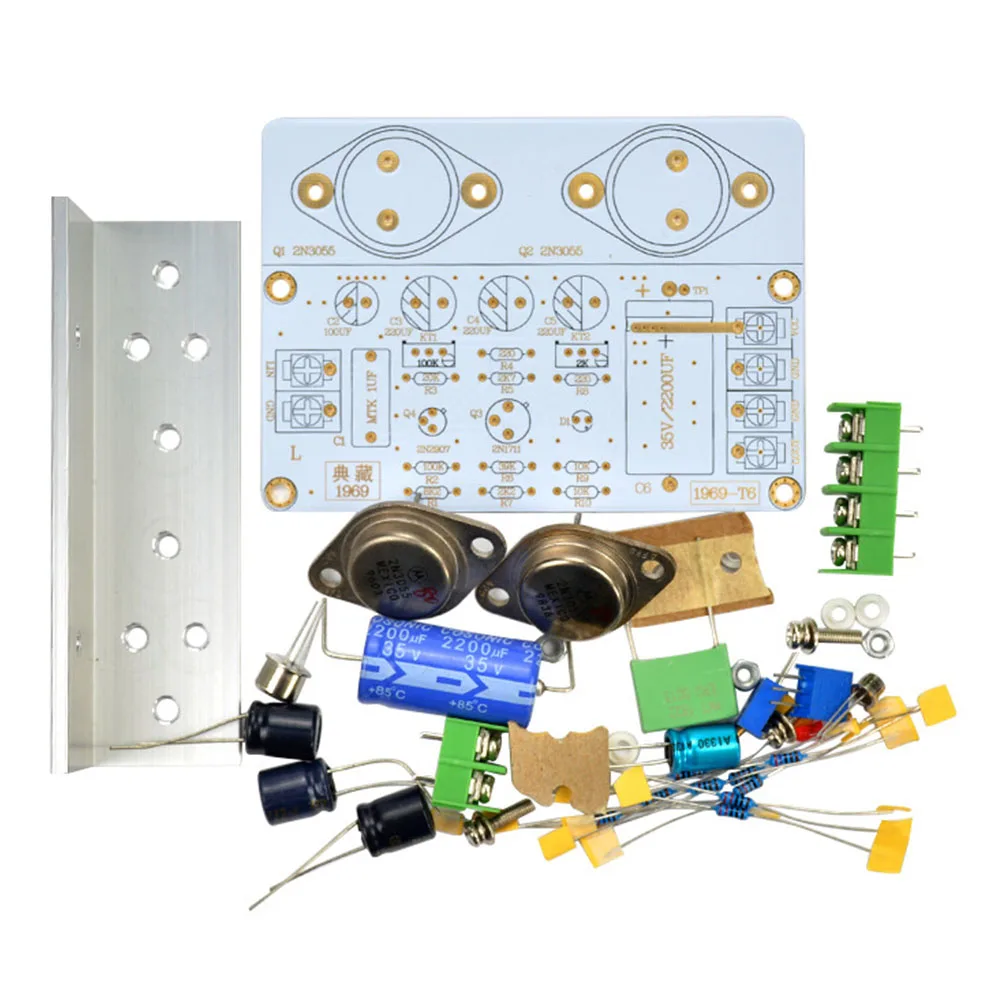 1969 Class A Amplifier Board Kit HIFI Audio PCB High Fidelity DIY Stereo Full Range Power Thick Double Sided Home Assembled
1969 Class A Amplifier Board Kit HIFI Audio PCB High Fidelity DIY Stereo Full Range Power Thick Double Sided Home Assembled
