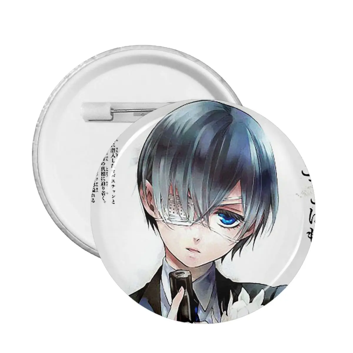 PVC Anime Black Butler Soft Button Pin Awesome Badges Ciel Phantomhive Pins Brooch for Clothes Decoration Gift
PVC Anime Black Butler Soft Button Pin Awesome Badges Ciel Phantomhive Pins Brooch for Clothes Decoration Gift