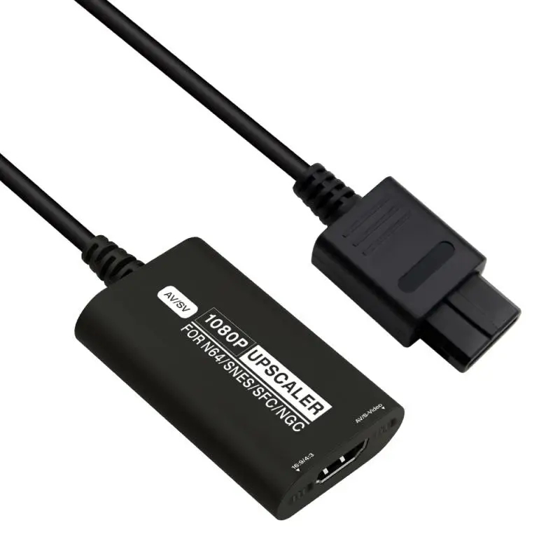 Bitfunx Newest N64 Converter for 64 N64 SNES SFC Gamecube NGC Accepts AV and SV S-video Input 1080P Output
Bitfunx Newest N64 Converter for 64 N64 SNES SFC Gamecube NGC Accepts AV and SV S-video Input 1080P Output