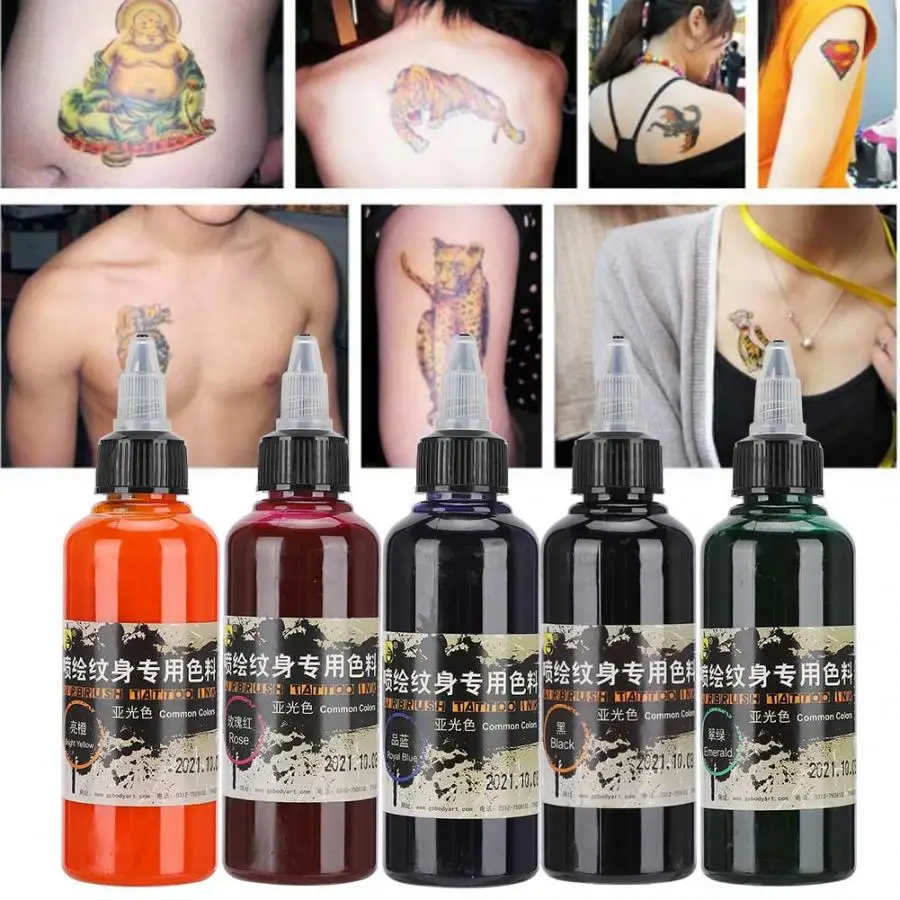 100ml Matte Tattoo Ink Colored Drawing Airbrush Pigment Tattoo Supplies Temporary Disposable Tattoo Accessories
100ml Matte Tattoo Ink Colored Drawing Airbrush Pigment Tattoo Supplies Temporary Disposable Tattoo Accessories