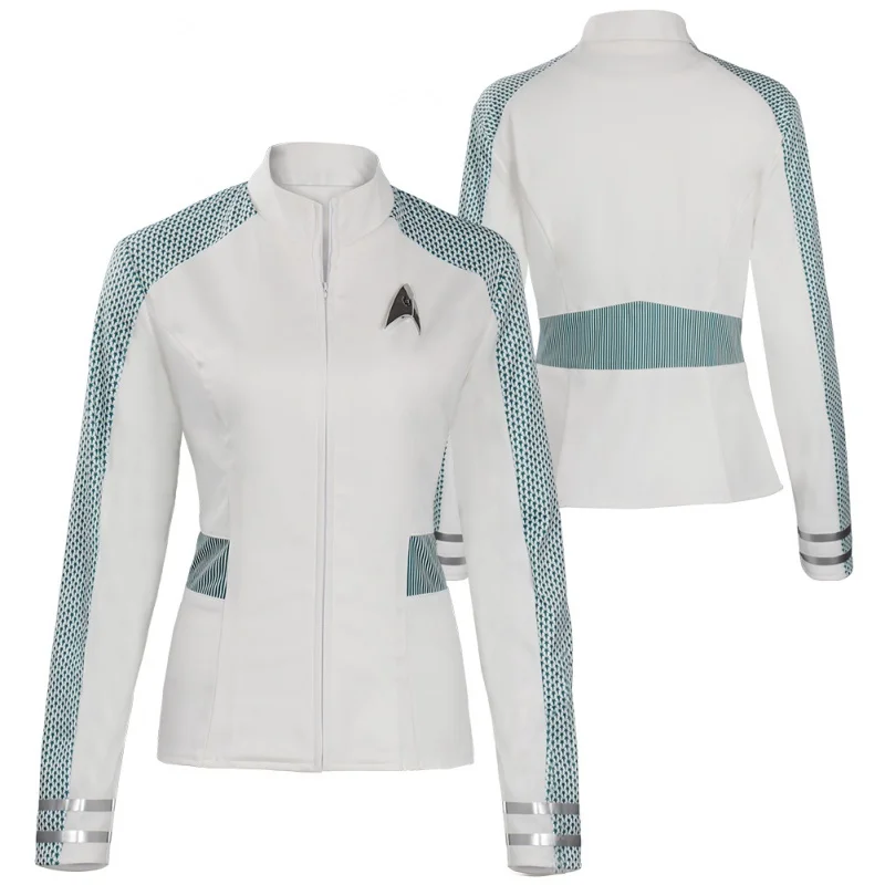 

Trek: Strange New Worlds Nurse Christine Chapel Cosplay Costume Jacket Badge Outfits Halloween Carnival Suit