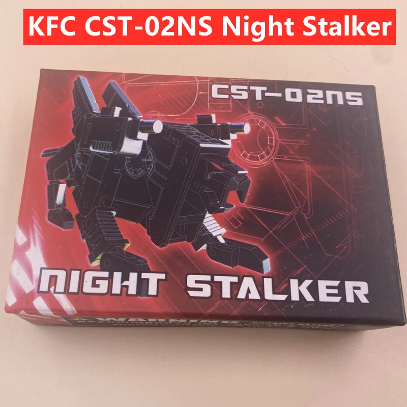 

IN STOCK Transformation KFC CST-02NS Night Stalker Limited Edition Black Steel Brazing Acrion Figure