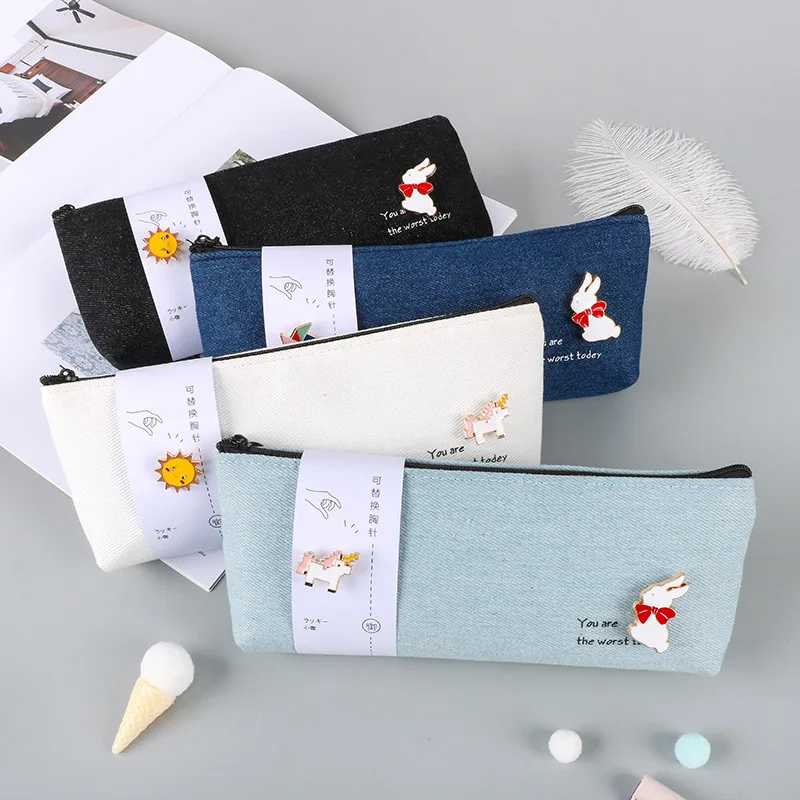 Cute Pencil Case Kawaii Stationery Pen Case Trousse Large Capacity Pencilcase Estuches School Supplies Pencil Pouch
Cute Pencil Case Kawaii Stationery Pen Case Trousse Large Capacity Pencilcase Estuches School Supplies Pencil Pouch