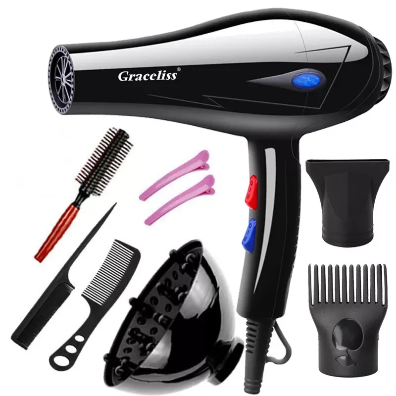 1800W 3800W 110V US or 220V EU Plug Hot Cold Wind Professional Hair Dryer Blow dryer Hairdryer For Hair Salon for Household Use
1800W 3800W 110V US or 220V EU Plug Hot Cold Wind Professional Hair Dryer Blow dryer Hairdryer For Hair Salon for Household Use