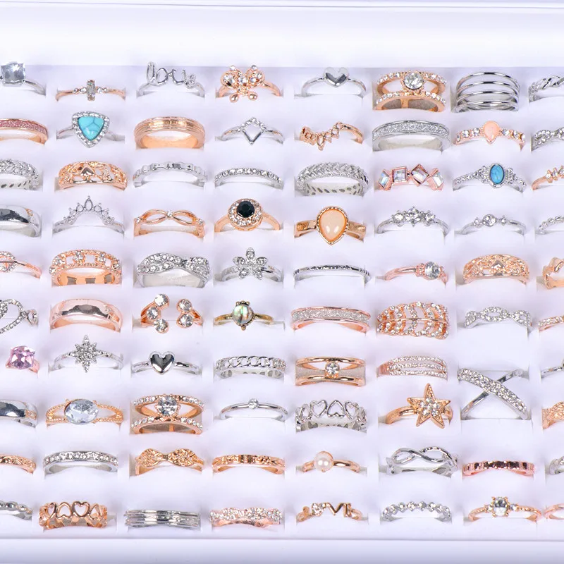 Pack of 20pcs Womens Fashion Crystal Metal Jewelry Rings For Wedding Party Gift Mix Style Not Fade
Pack of 20pcs Womens Fashion Crystal Metal Jewelry Rings For Wedding Party Gift Mix Style Not Fade