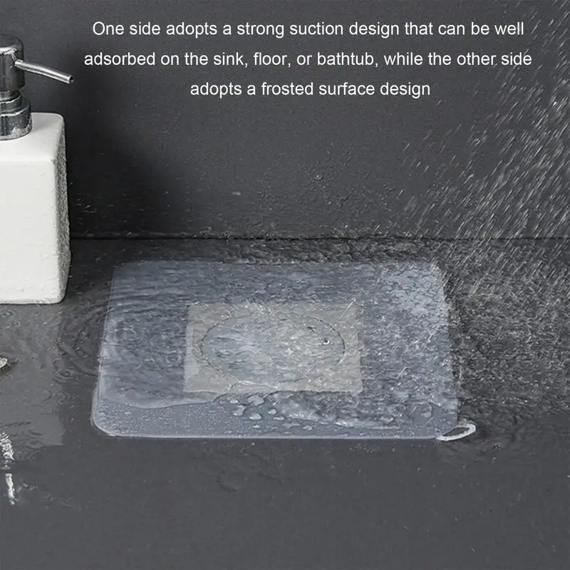 Silicone Drain Rubber Cover Anti-odor Square Sink Tub Stopper Hair Catcher Non-Slip Drain Mat For Kitchen Floor Bathroom Sink
Silicone Drain Rubber Cover Anti-odor Square Sink Tub Stopper Hair Catcher Non-Slip Drain Mat For Kitchen Floor Bathroom Sink