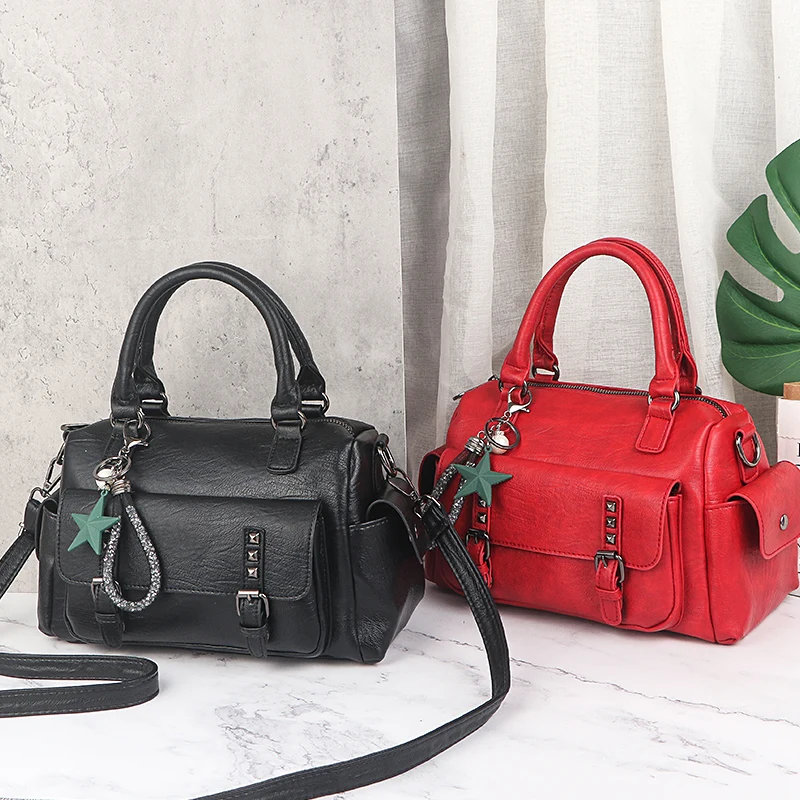 Branded Women's Shoulder Bags Luxury Designer Handbags High Quality Leather Crossbody Bags Fashion Boston Ladies Casual Tote Bag
Branded Women's Shoulder Bags Luxury Designer Handbags High Quality Leather Crossbody Bags Fashion Boston Ladies Casual Tote Bag