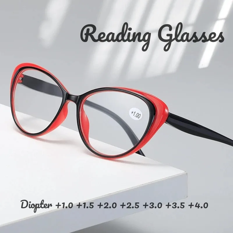 Presbyopia Glasses Vintage Anti-Blue Light Women Men Reading Eyeglasses Retro Hyperopia Optical Diopter Eyewear Fashion Cat Eye
Presbyopia Glasses Vintage Anti-Blue Light Women Men Reading Eyeglasses Retro Hyperopia Optical Diopter Eyewear Fashion Cat Eye
