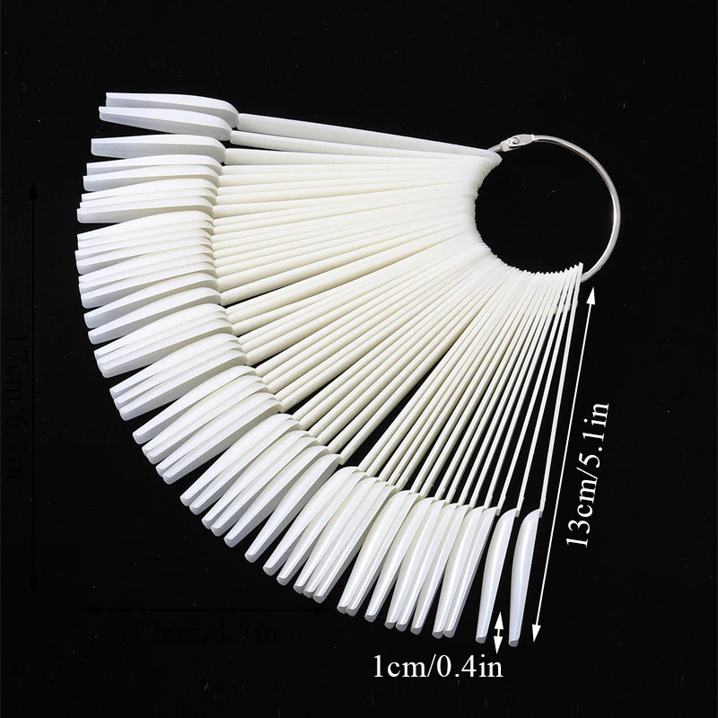 50Pcs False Nail Tips Natural Nail Art Display Clear Nail Tips Manicure Tools Practice Tools Color Card Nail Art
50Pcs False Nail Tips Natural Nail Art Display Clear Nail Tips Manicure Tools Practice Tools Color Card Nail Art