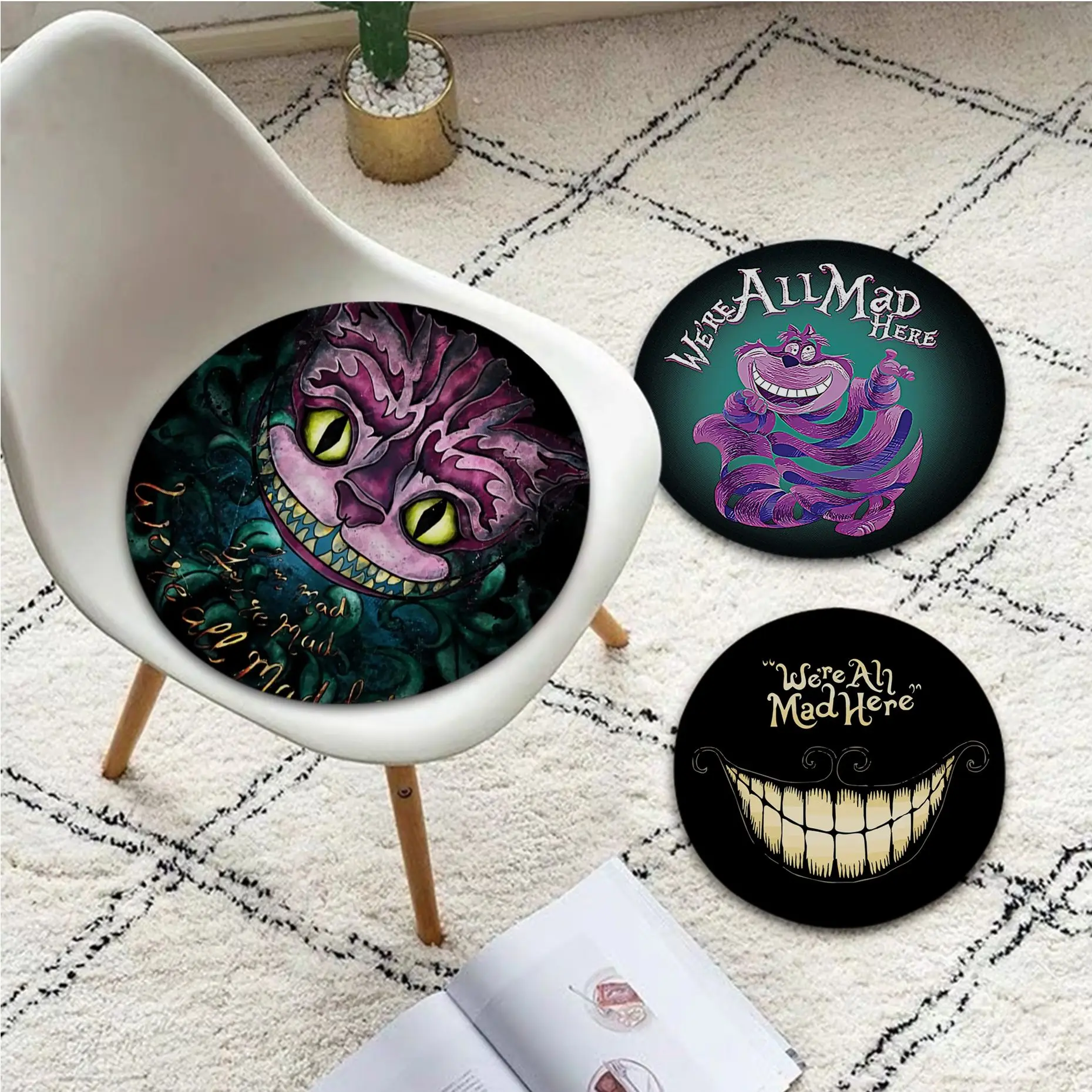 Disney Alice In Wonderland Cheshire Cat Nordic Printing Fabric Cushion Non-slip Living Sofa Decor Tatami Office Buttocks Pad
Disney Alice In Wonderland Cheshire Cat Nordic Printing Fabric Cushion Non-slip Living Sofa Decor Tatami Office Buttocks Pad