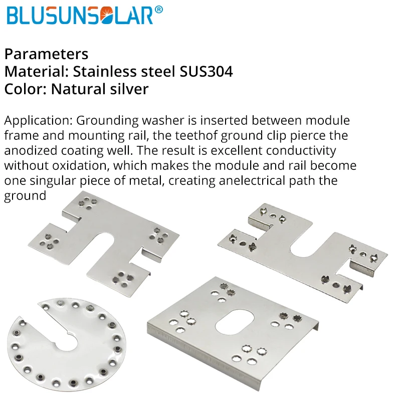 20 piece a lot Grounding Clip 40*50mm use in Solar Mounting System Grounding gasket Solar Installation Clamp
20 piece a lot Grounding Clip 40*50mm use in Solar Mounting System Grounding gasket Solar Installation Clamp