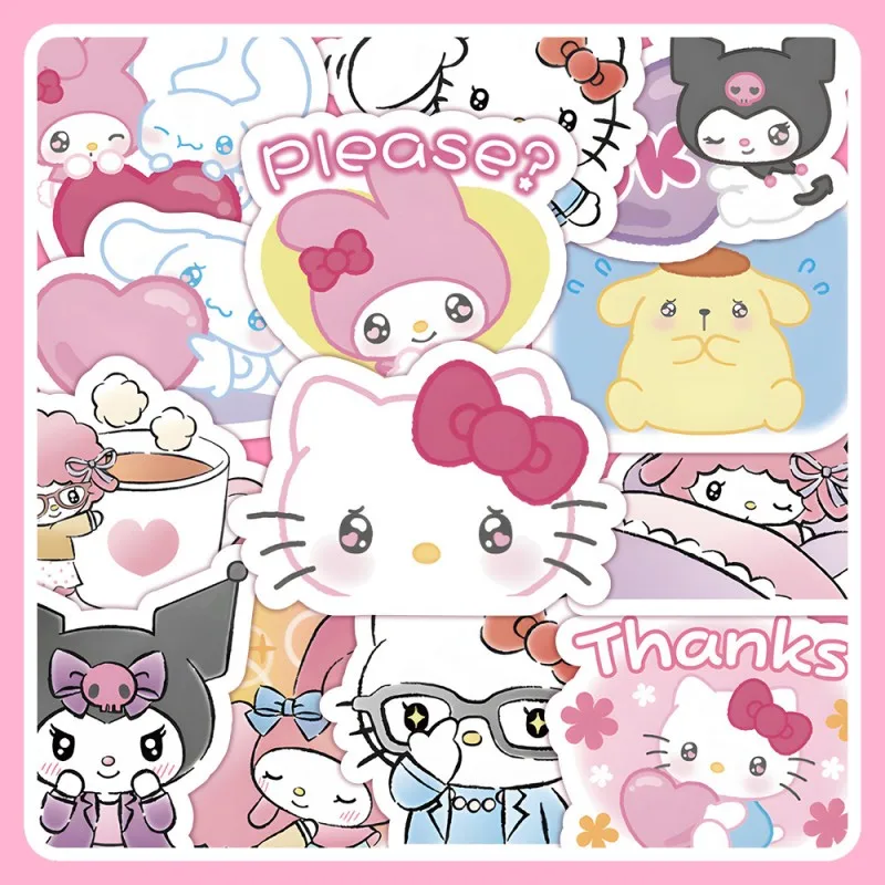 60 Cartoon Cute Sanrio Collection Stickers Kulomi Pudding Dog KT Cat Thermos Cup Mobile Phone Case Laptop Decorative Aesthetic
60 Cartoon Cute Sanrio Collection Stickers Kulomi Pudding Dog KT Cat Thermos Cup Mobile Phone Case Laptop Decorative Aesthetic