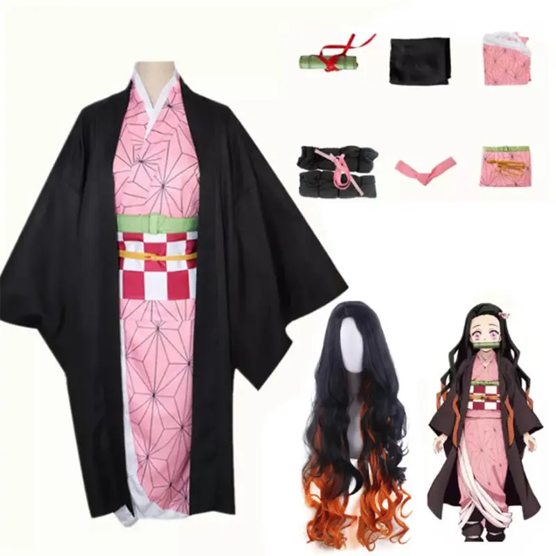 Anime Demon Slayer Brother and Sister Kamado Nezuko Cosplay Costume Halloween Cosplay Anime Costume Wig
Anime Demon Slayer Brother and Sister Kamado Nezuko Cosplay Costume Halloween Cosplay Anime Costume Wig