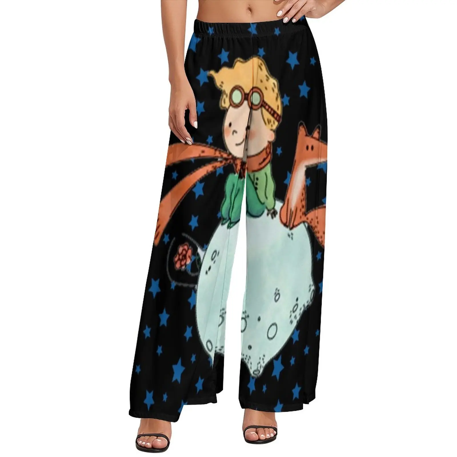 The Little Prince Pants Woman Stars And Fox Print Street Wear Trousers High Waist Workout Wide Leg Pants Gift
The Little Prince Pants Woman Stars And Fox Print Street Wear Trousers High Waist Workout Wide Leg Pants Gift