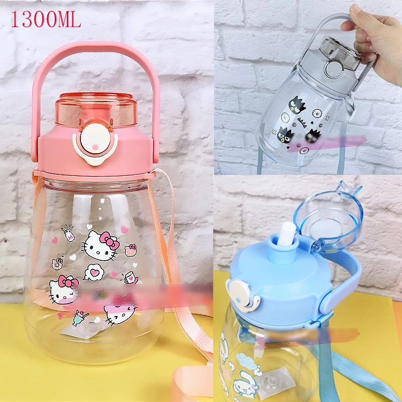 1300Ml Kawaii Sanrioed Hello Kitty Kuromi Straw Cup Sports Water Cups Portable Large-Capacity Big Belly Bottle Kids Drinkware
1300Ml Kawaii Sanrioed Hello Kitty Kuromi Straw Cup Sports Water Cups Portable Large-Capacity Big Belly Bottle Kids Drinkware