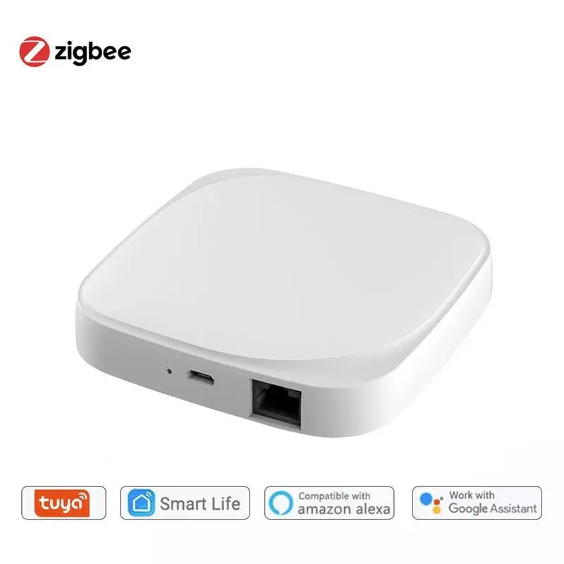 Tuya 2.4GHz ZigBee Smart Hub, Wired Gateway Bridge for App Voice Remote Control, Works with Alexa Google Home
Tuya 2.4GHz ZigBee Smart Hub, Wired Gateway Bridge for App Voice Remote Control, Works with Alexa Google Home