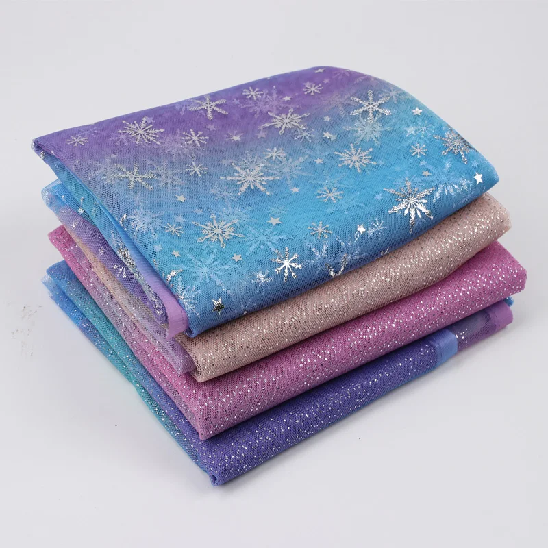 JOJO BOWS 95*145cm 1pc Gauze Mesh Cloth Fabric Gradient Highlights Rainbow Yarn Sheets DIY Dress Supplies Home Textile Patchwork
JOJO BOWS 95*145cm 1pc Gauze Mesh Cloth Fabric Gradient Highlights Rainbow Yarn Sheets DIY Dress Supplies Home Textile Patchwork