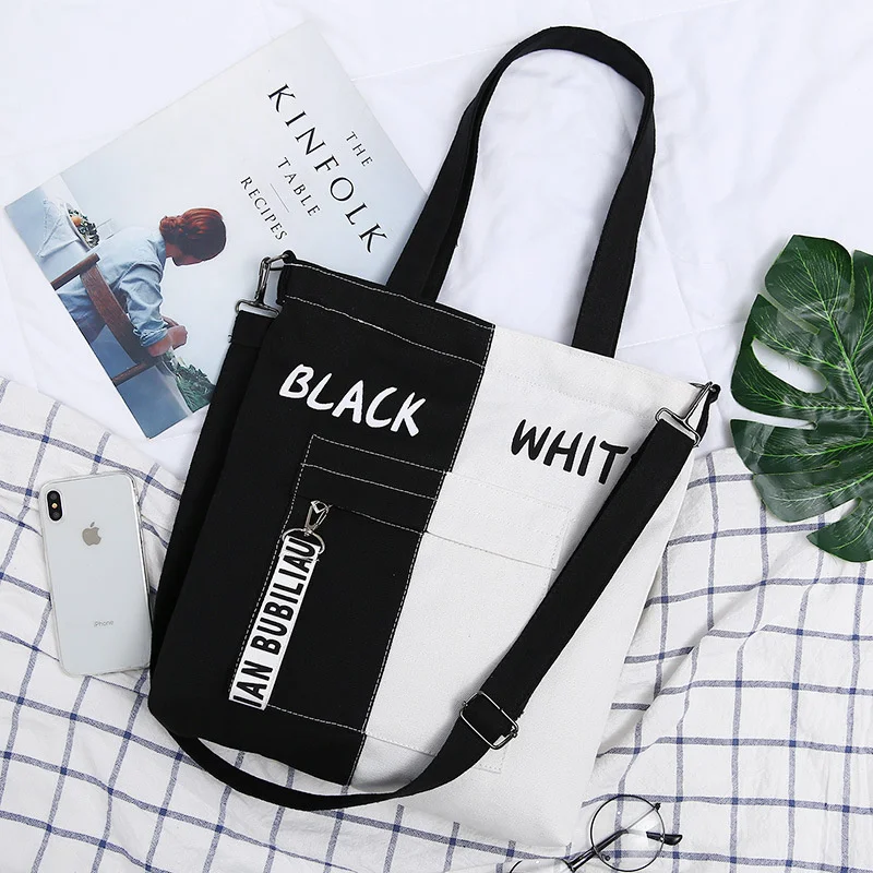 Large Capacity Women's Canvas Bag New Casual All-match Shoulder Bag Messenger Bag Student Zipper Handbag hool Bag
Large Capacity Women's Canvas Bag New Casual All-match Shoulder Bag Messenger Bag Student Zipper Handbag hool Bag