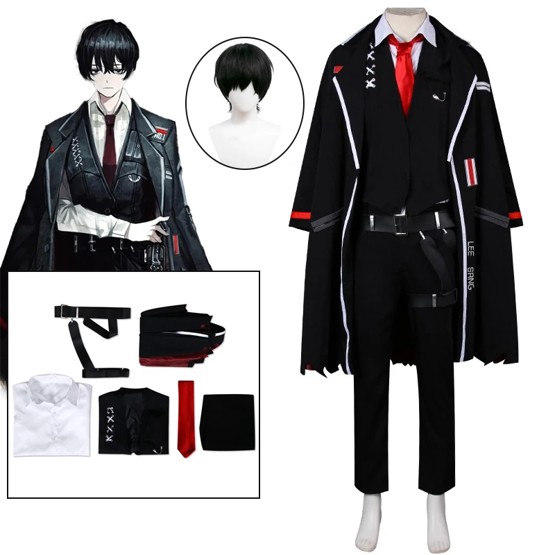 Game Limbus Company Cosplay Costumes Yi-Sang Uniform Clothing Wigs Long Black Jacket Halloween Carnival Costumes YiSang Uniforms
Game Limbus Company Cosplay Costumes Yi-Sang Uniform Clothing Wigs Long Black Jacket Halloween Carnival Costumes YiSang Uniforms