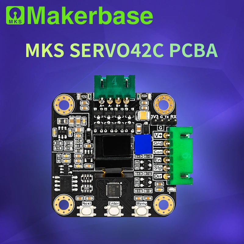 Makerbase MKS SERVO42C PCBA NEMA17 closed loop stepper motor Driver CNC 3d printer parts prevents losing steps for Gen_L SGen_L
Makerbase MKS SERVO42C PCBA NEMA17 closed loop stepper motor Driver CNC 3d printer parts prevents losing steps for Gen_L SGen_L