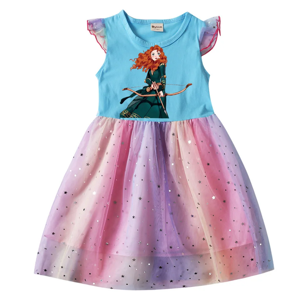 2022 Girls Summer Dress Disney Braver Costume Wedding Party Princess Dress Kids Cartoon Dress Girls Vestido 2-10Y
2022 Girls Summer Dress Disney Braver Costume Wedding Party Princess Dress Kids Cartoon Dress Girls Vestido 2-10Y