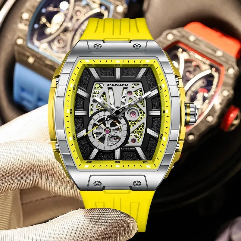 2023 PINDU Mens Watches Luxury Stainless Steel Automatic Mechanical Sapphire Watch Men Miyota 82S0 50M Waterproof Watch +Box
2023 PINDU Mens Watches Luxury Stainless Steel Automatic Mechanical Sapphire Watch Men Miyota 82S0 50M Waterproof Watch +Box