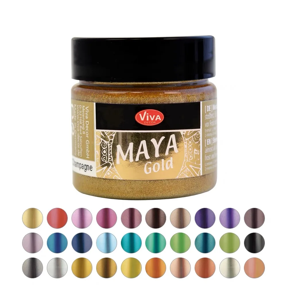 Краска на водной основе Viva Decor Maya Gold, 45 мл, быстросохнущая, подходит для большинства поверхностей, сделано в германии
Краска на водной основе Viva Decor Maya Gold, 45 мл, быстросохнущая, подходит для большинства поверхностей, сделано в германии