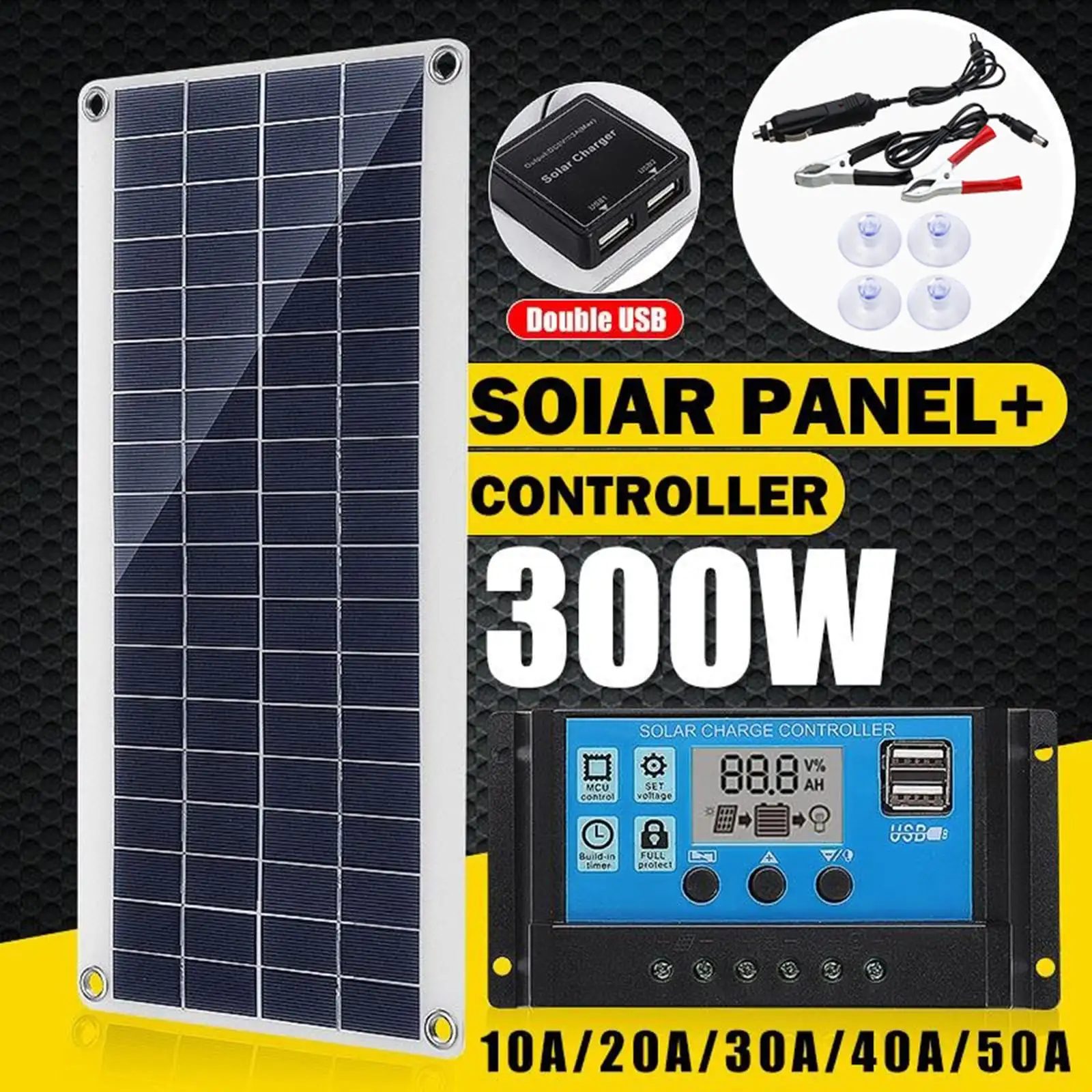 Solar Panel 60A-10A Controller Module For RV Caravan, Camping Solar Panel Module Controller Kit Grid Monocrystalline Module
Solar Panel 60A-10A Controller Module For RV Caravan, Camping Solar Panel Module Controller Kit Grid Monocrystalline Module