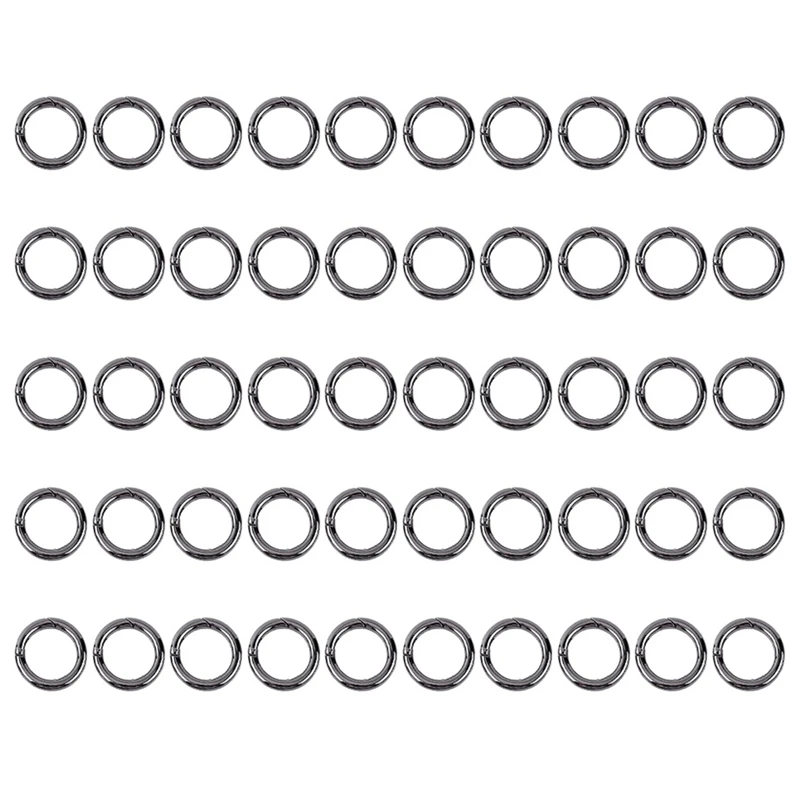 ELOS-50Pcs Round Carabiner, Zinc Alloy Spring Loaded Gate Locking Hook Quick Realse Key Ring Buckle O Ring Bags Handbag Belt
ELOS-50Pcs Round Carabiner, Zinc Alloy Spring Loaded Gate Locking Hook Quick Realse Key Ring Buckle O Ring Bags Handbag Belt