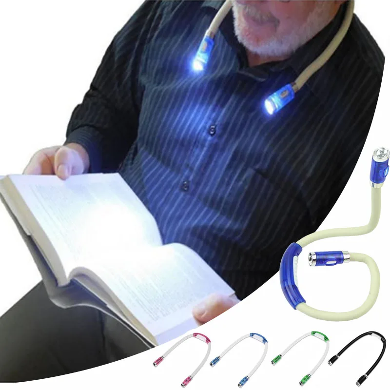 Book Lights Handsfree LED Neck Light Book Reading Lamp Night Flashlight Camping Light Led Neck Reading Light Creative Work Light
Book Lights Handsfree LED Neck Light Book Reading Lamp Night Flashlight Camping Light Led Neck Reading Light Creative Work Light