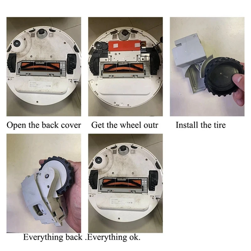 20X колесные шины для робота-пылесоса XIAOMI 1St 1S Roborock S50 S55 S5 MAX колеса Противоскользящий сменный аксессуар 
20X колесные шины для робота-пылесоса XIAOMI 1St 1S Roborock S50 S55 S5 MAX колеса Противоскользящий сменный аксессуар