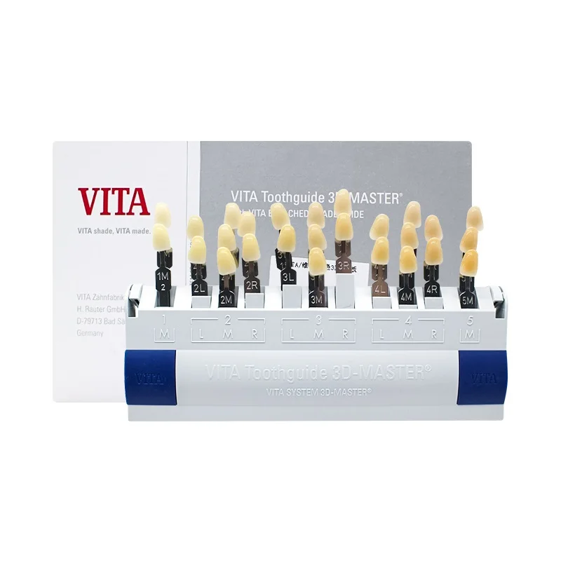 

Dental Teeth Whitening Guide VITA 3D Master 29 Color Shades Toothguide 3D Shade Guide Chart Board Colors Comparing Plate