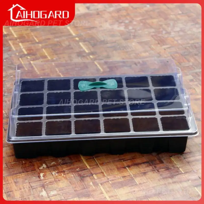 1 Set 24 Holes Seedling Tray Seedling Box With Big Holes Gardening Flower And Plant Pots Greenhouse Seed Planting Box With Lid
1 Set 24 Holes Seedling Tray Seedling Box With Big Holes Gardening Flower And Plant Pots Greenhouse Seed Planting Box With Lid
