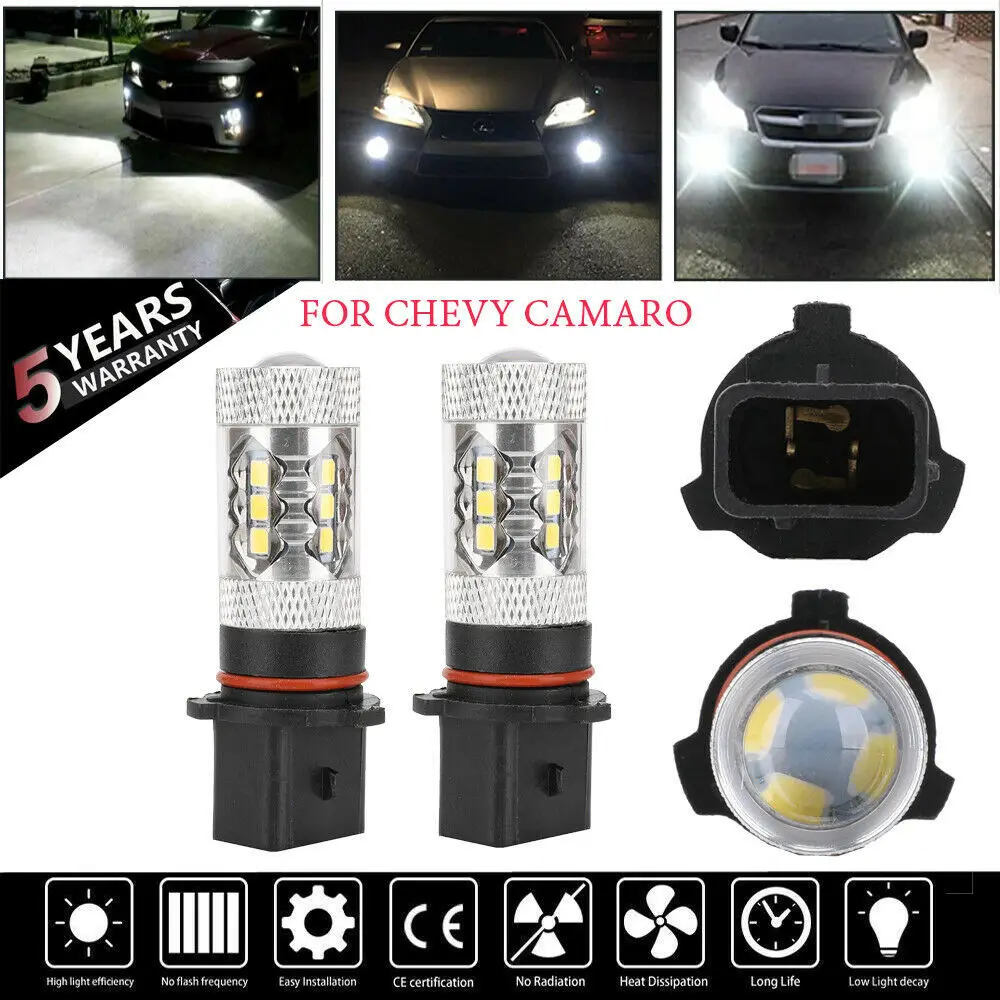 2 PCS Car LED Day Running Lights 80W P13W Super Bright Fog Lights Running Lights PSX26W with Lens 6000K White Light
2 PCS Car LED Day Running Lights 80W P13W Super Bright Fog Lights Running Lights PSX26W with Lens 6000K White Light