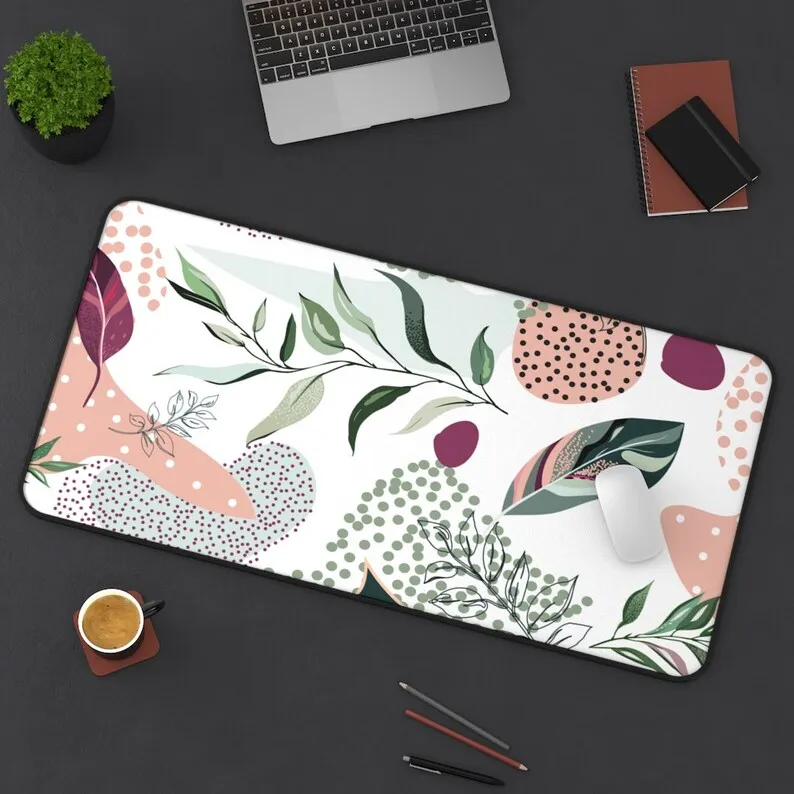 Boho Flowers Desk Mat, Floral Large Mouse Pad, Full Desk XXL Extended Gaming Mouse Pad, Laptop Computer Keyboard Mousepad for Of
Boho Flowers Desk Mat, Floral Large Mouse Pad, Full Desk XXL Extended Gaming Mouse Pad, Laptop Computer Keyboard Mousepad for Of