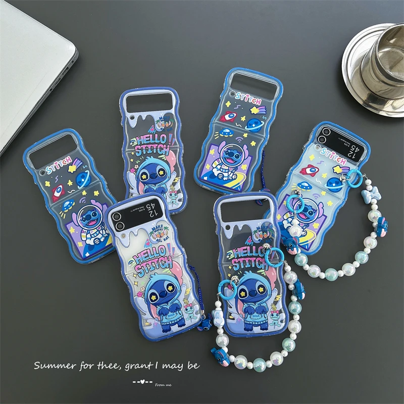 Cartoon Cute Disney Stitch With Lanyard Phone Case for Samsung Galaxy Z Flip 3 Z Flip 4 5G PC Hard Anti-drop Back Cover Funda
Cartoon Cute Disney Stitch With Lanyard Phone Case for Samsung Galaxy Z Flip 3 Z Flip 4 5G PC Hard Anti-drop Back Cover Funda