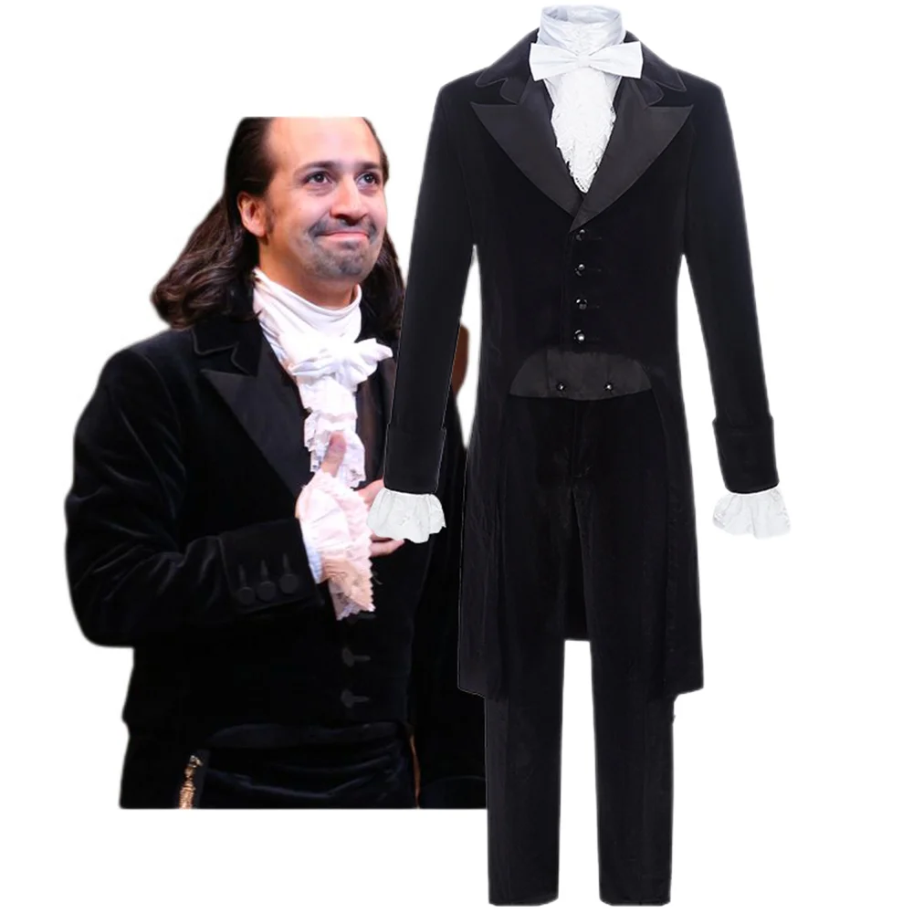 Anime Musical Hamilton Alexander Cosplay Costume Outfit Halloween Carnival Men Black Suit
Anime Musical Hamilton Alexander Cosplay Costume Outfit Halloween Carnival Men Black Suit