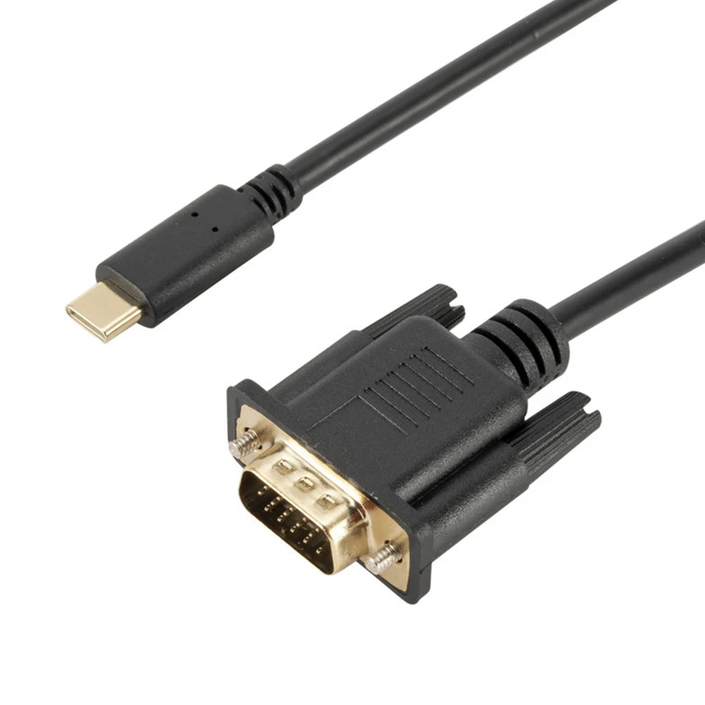 5.91ft Adapter Cable USB C To VGA Home Plug Play Monitor For Laptop Projector Portable Fast Transmission External Converter HD
5.91ft Adapter Cable USB C To VGA Home Plug Play Monitor For Laptop Projector Portable Fast Transmission External Converter HD
