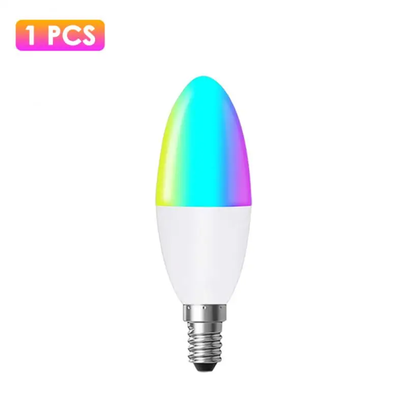 Voice Control Smart Light Bulb E14 Led Bulb Rgbcw For Alexa Google Home Yandex Alice 5w Candle Light Bulbs Smart Home Dimmable
Voice Control Smart Light Bulb E14 Led Bulb Rgbcw For Alexa Google Home Yandex Alice 5w Candle Light Bulbs Smart Home Dimmable