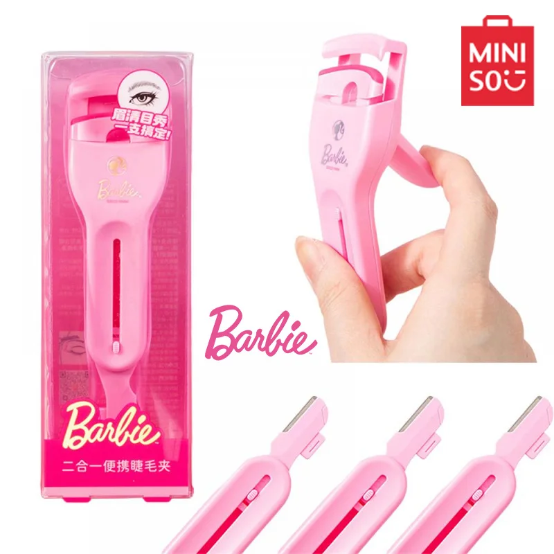 Miniso Y2K Kawaii 2In1 Barbie Eyelash Curler Eyebrow Trimmer Girls Pink Portable Curling Eyelash Clip Beauty Makeup Tools Women
Miniso Y2K Kawaii 2In1 Barbie Eyelash Curler Eyebrow Trimmer Girls Pink Portable Curling Eyelash Clip Beauty Makeup Tools Women