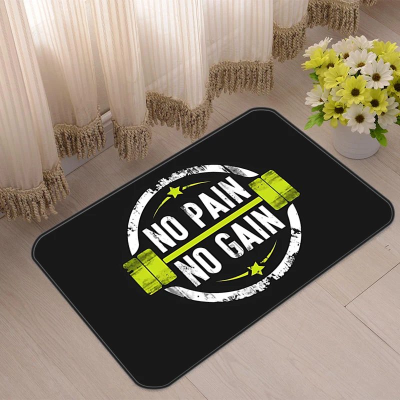 Mat for Hallway GYM No Pain No Gain Rugs Floor Mats Design Carpet Prayer Rug Doormat Entrance Door Gaming Room Decors Carpets
Mat for Hallway GYM No Pain No Gain Rugs Floor Mats Design Carpet Prayer Rug Doormat Entrance Door Gaming Room Decors Carpets