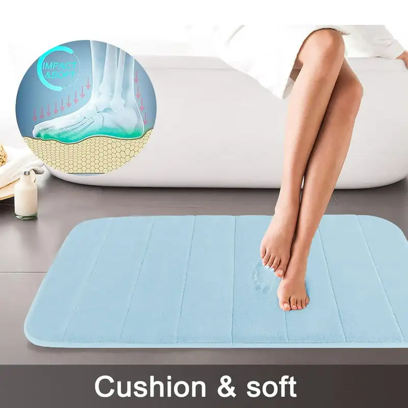 Stunning 3 Pieces Cambridge Foam Bath Mat Set, Soft, Comfortable & Thick Non-Slip Toilet Mats, Water Absorption & Easier to Dry
Stunning 3 Pieces Cambridge Foam Bath Mat Set, Soft, Comfortable & Thick Non-Slip Toilet Mats, Water Absorption & Easier to Dry