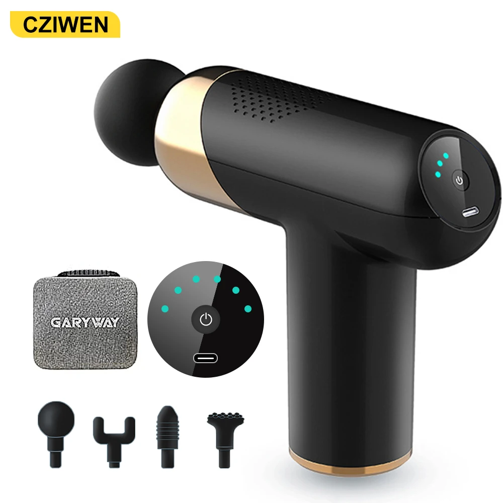 Mini LCD Display Massage Gun Touch Screen Deep Tissue Percussion Muscle Massager Neck Body Relaxation Pain Relief massageador
Mini LCD Display Massage Gun Touch Screen Deep Tissue Percussion Muscle Massager Neck Body Relaxation Pain Relief massageador