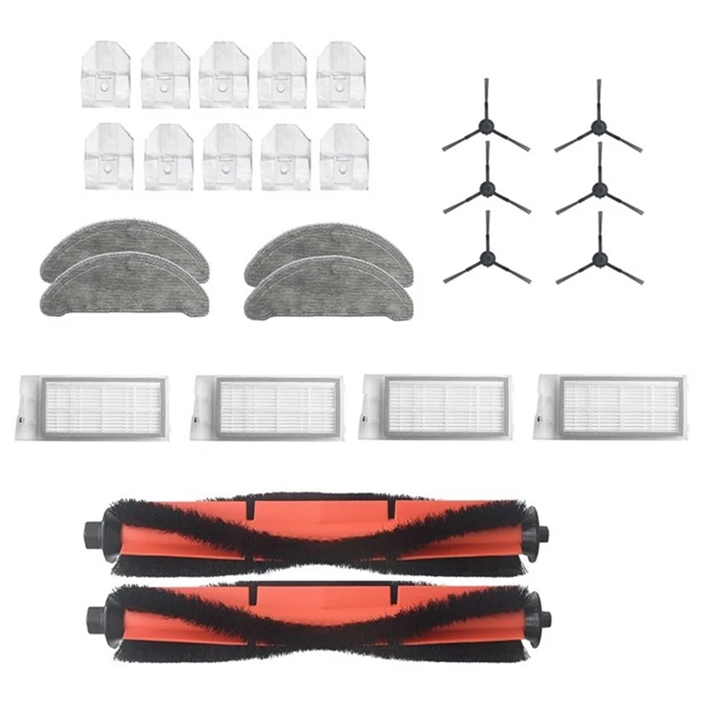 Robot Vacuum Cleaner Roller Brush Side Brushes HEPA Filters Accessories Kit For Roidmi Eve Plus
Robot Vacuum Cleaner Roller Brush Side Brushes HEPA Filters Accessories Kit For Roidmi Eve Plus