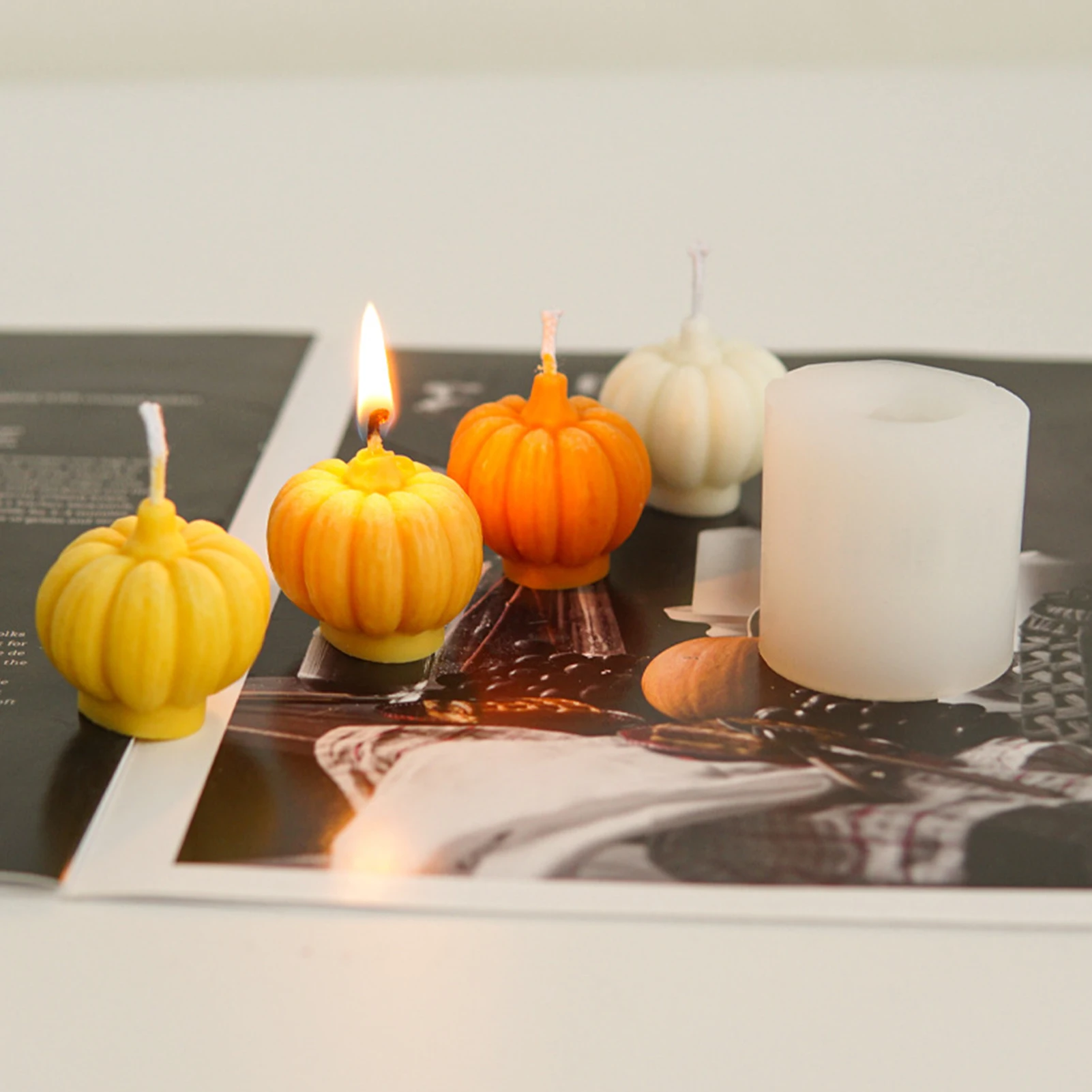 Pumpkin Silicone Candle Mold DIY Silicone Molds For Candles Making Handmade DIY Tools For Soap Fondant Cake Chocolate Making
Pumpkin Silicone Candle Mold DIY Silicone Molds For Candles Making Handmade DIY Tools For Soap Fondant Cake Chocolate Making