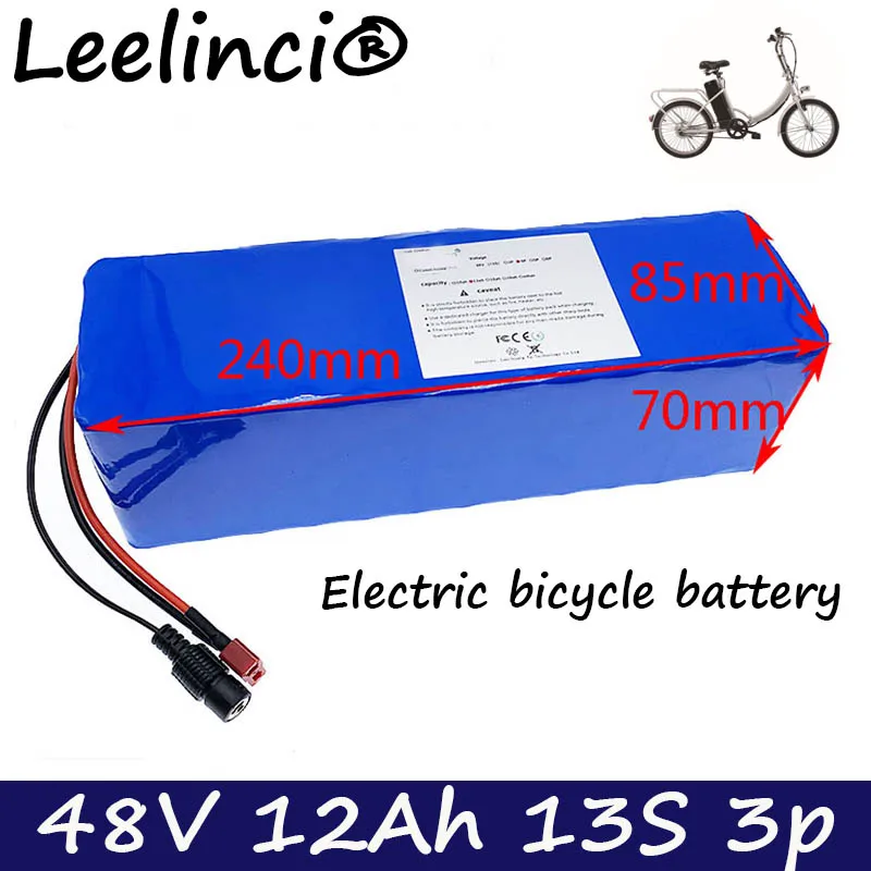 Leelinci 48v 12800mAH Lithium ion Battery Pack With 15A BMS For 250M 350M 500M 18650 Rechargeable Batteries High Quality
Leelinci 48v 12800mAH Lithium ion Battery Pack With 15A BMS For 250M 350M 500M 18650 Rechargeable Batteries High Quality
