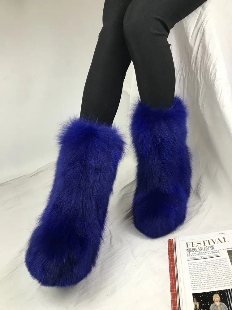 Colorful Real Fluffy Snow Boots Long tall Fox Fur Snow Boots Luxury Furry Plush Boots Ladies Warm Fox Fur Shoes
Colorful Real Fluffy Snow Boots Long tall Fox Fur Snow Boots Luxury Furry Plush Boots Ladies Warm Fox Fur Shoes