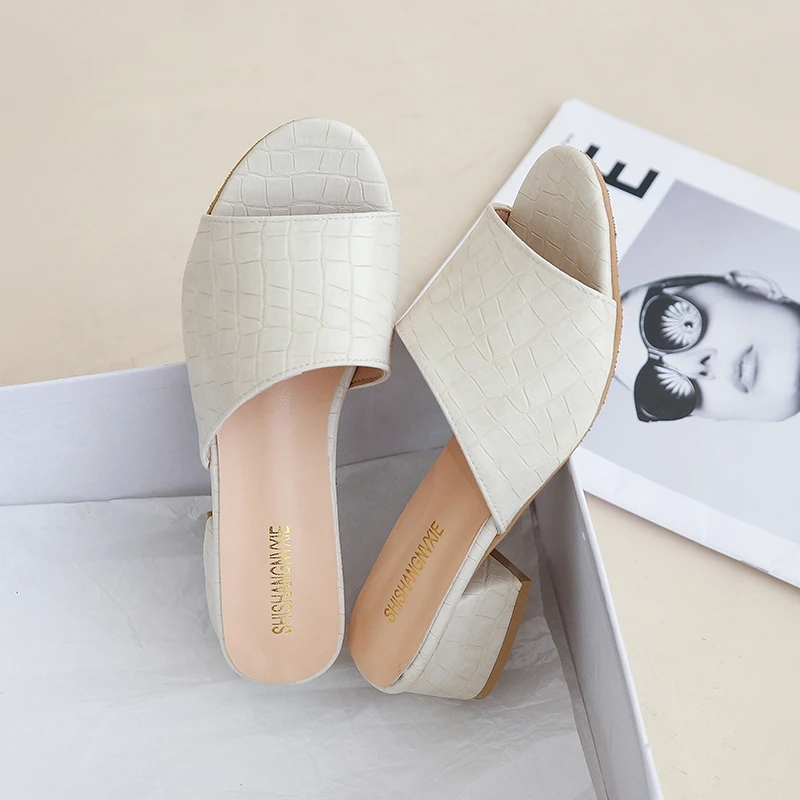 2022 Summer Women's Sandals Fashion Women's Shoes Square Heel Mules Ladies Slip on Summer Beach Sandals High Heel Women's
2022 Summer Women's Sandals Fashion Women's Shoes Square Heel Mules Ladies Slip on Summer Beach Sandals High Heel Women's