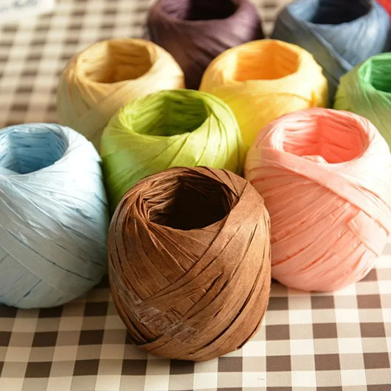 20 Meters/Roll Paper Rope Raffia Ribbon Decorations DIY Crafts Wedding Birthday Party Favors Box Wrap Packaging Rope
20 Meters/Roll Paper Rope Raffia Ribbon Decorations DIY Crafts Wedding Birthday Party Favors Box Wrap Packaging Rope