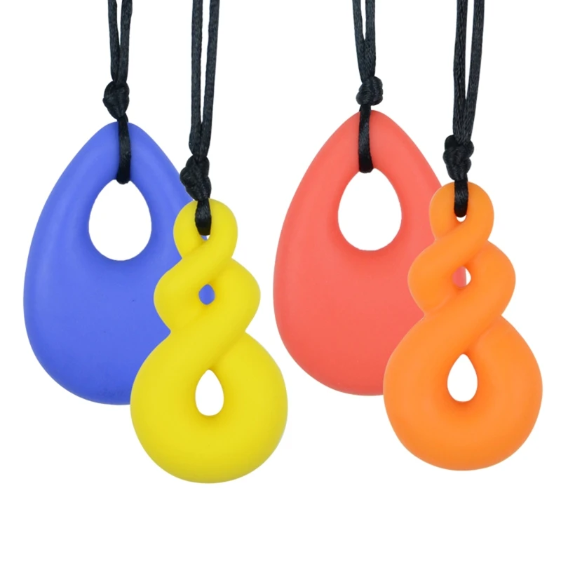 Chew Necklace Biting Needs, Oral Motor Chewy Teether Food-grade Silicone Bite with Chain Toy for Infants Boys and Girls
Chew Necklace Biting Needs, Oral Motor Chewy Teether Food-grade Silicone Bite with Chain Toy for Infants Boys and Girls